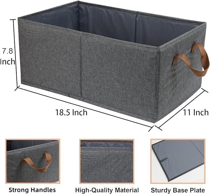 Canasta Caja Organizadora Plegable Ropa