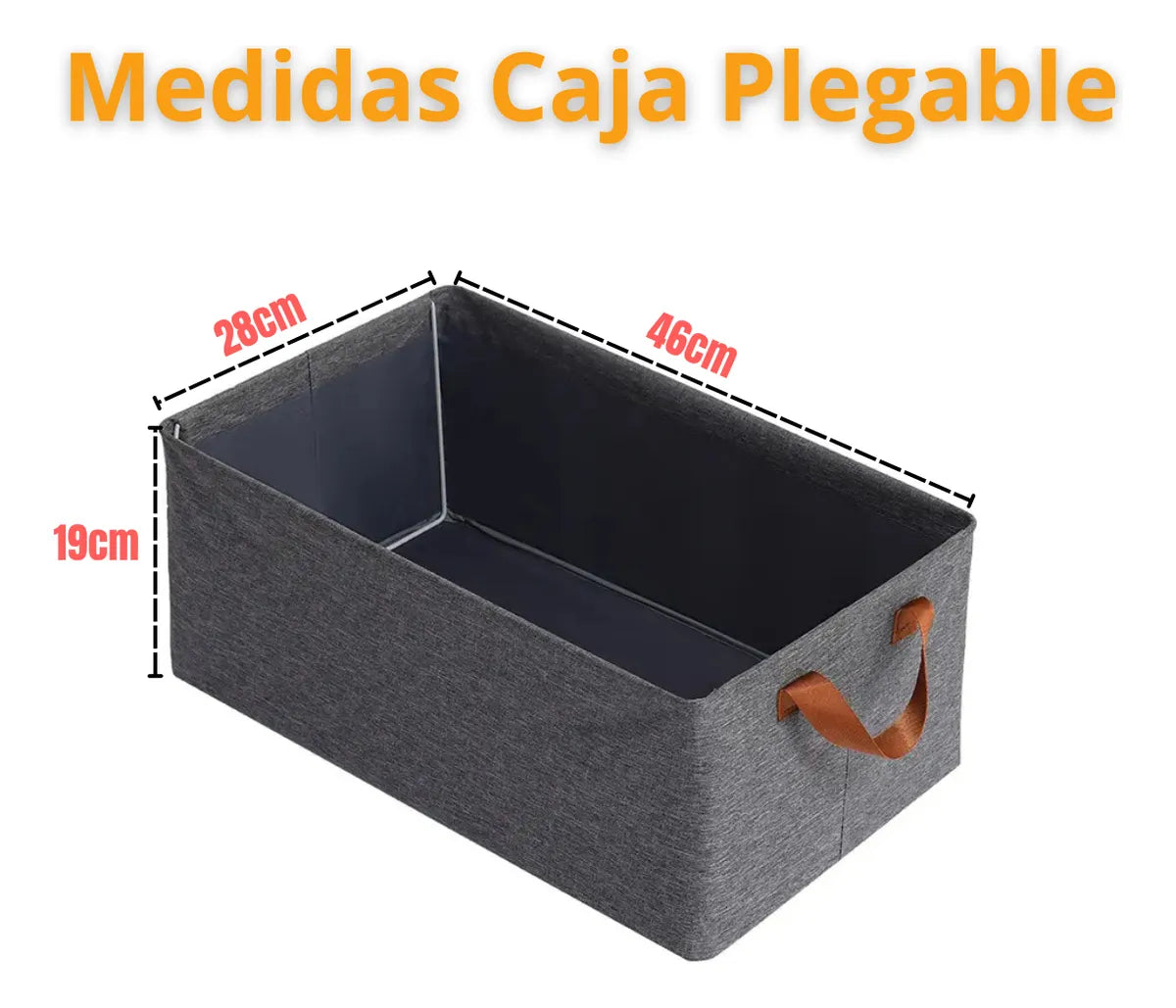 Canasta Caja Organizadora Plegable Ropa