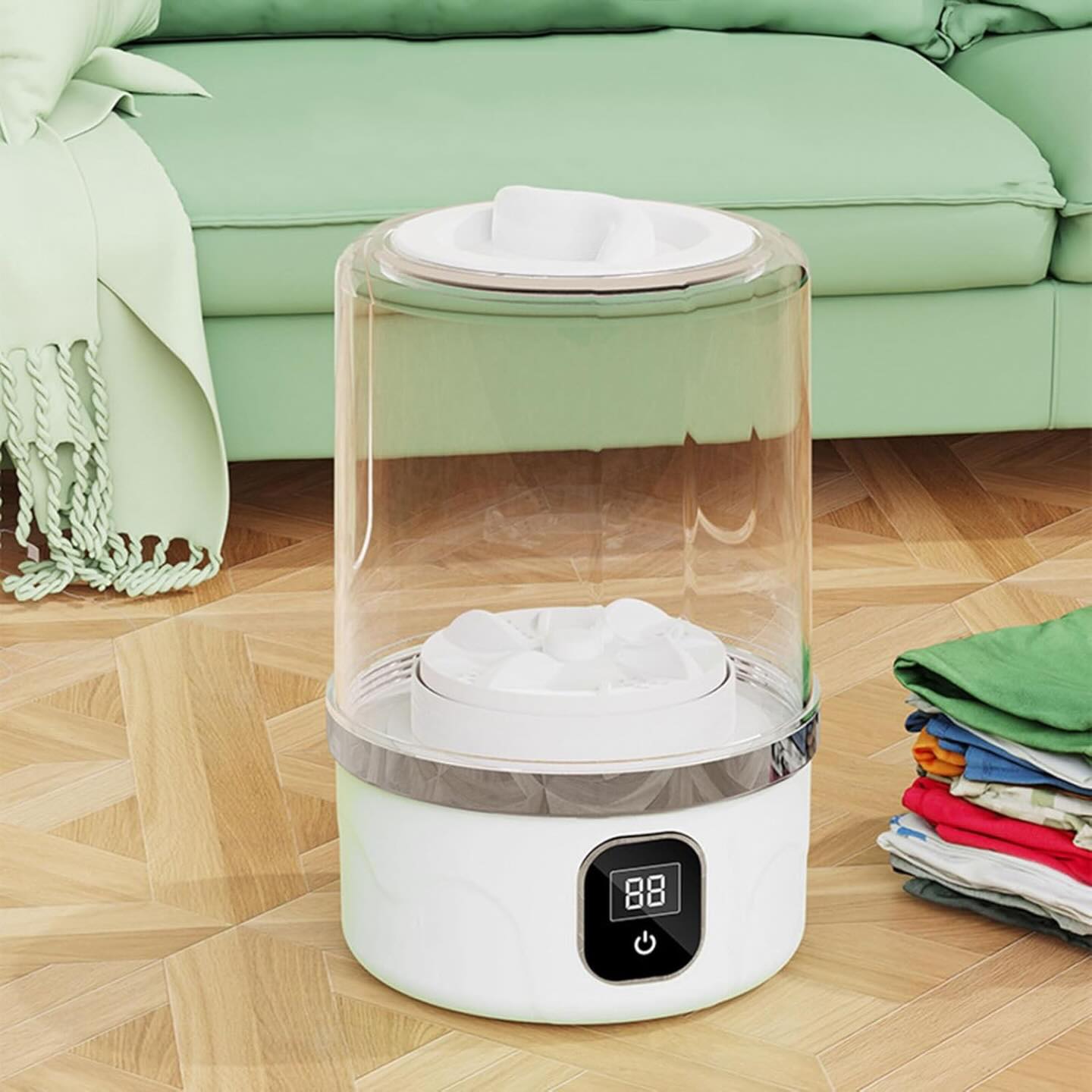 Mini Lavadora Ropa Interior Usb Batería